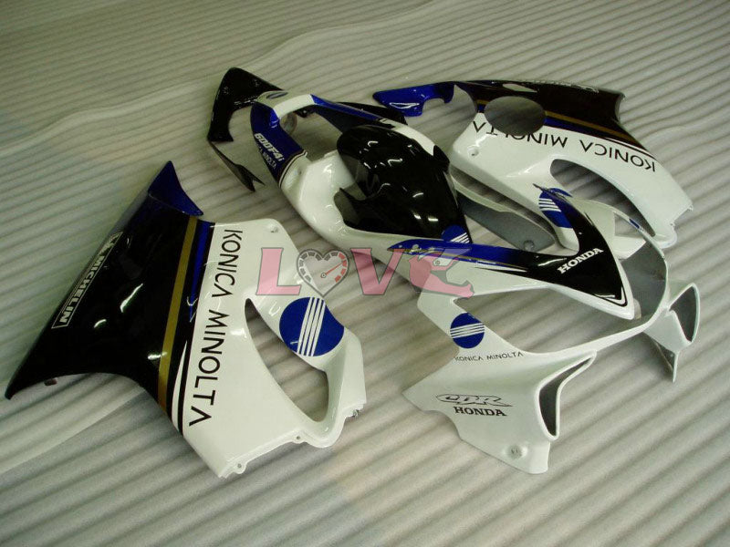 Konica Minolta - White Black Fairings and Bodywork For 2001-2003 CBR600F4i #LF7661