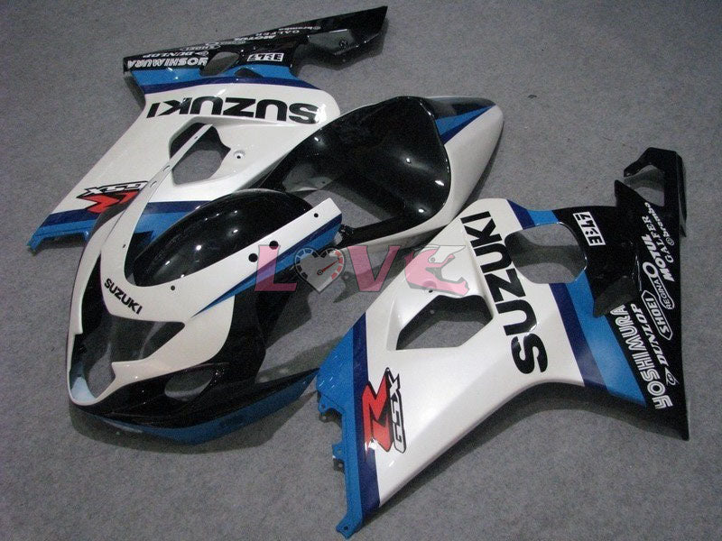DUNLOP - White Black Fairings and Bodywork For 2004-2005 GSX-R750 #LF6590
