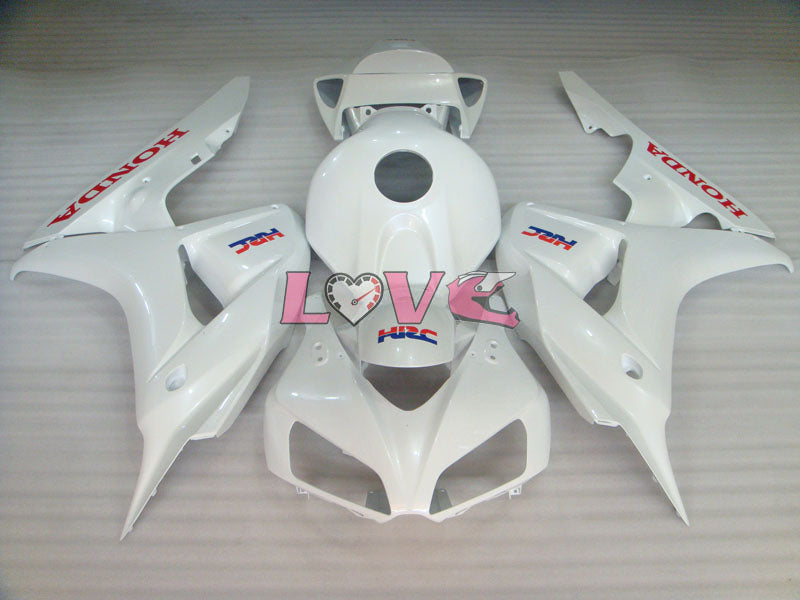 Factory Style - White Black Fairings and Bodywork For 2006-2007 CBR1000RR #LF7198