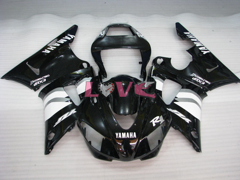 Factory Style - White Black Fairings and Bodywork For 1998-1999 YZF-R1 #LF7078