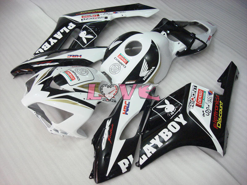 PlayBoy - White Black Fairings and Bodywork For 2004-2005 CBR1000RR #LF7306