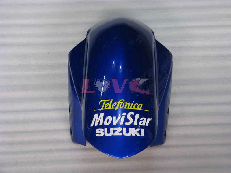 MICHELIN MOTUL Movistar - Yellow Blue Fairings and Bodywork For 2004-2005 GSX-R600 #LF6631