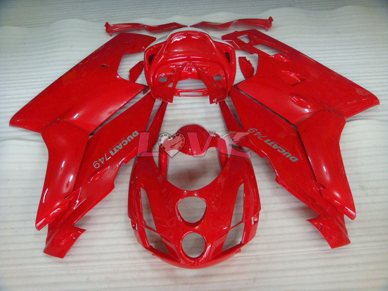 Factory Style - Red Fairings and Bodywork For 2003-2004 749 #LF5744