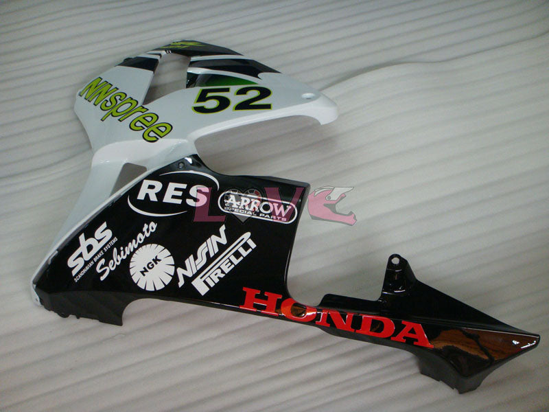 HANN Spree - White Black Fairings and Bodywork For 2003-2004 CBR600RR #LF5396