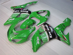 Nakano - Green Black Fairings and Bodywork For 2006-2007 NINJA ZX-10R #LF3266