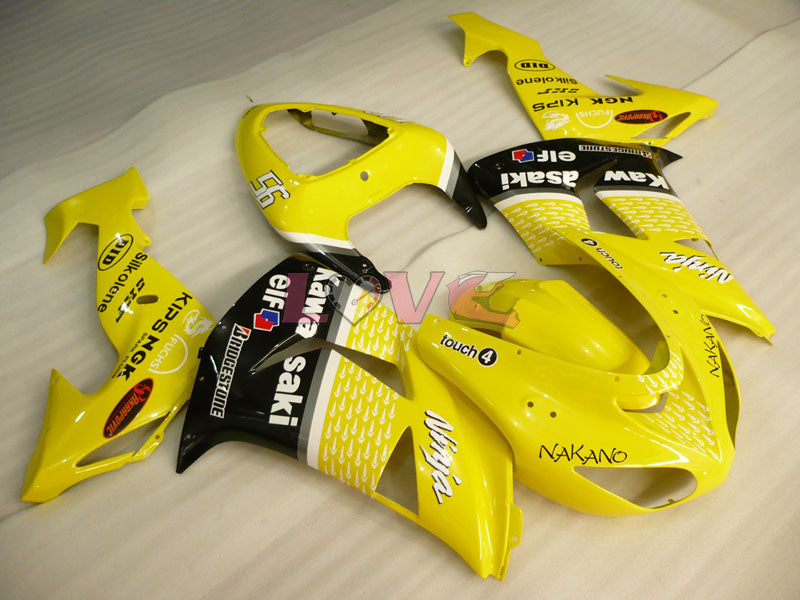 Nakano - Yellow Fairings and Bodywork For 2006-2007 NINJA ZX-10R #LF3268