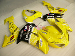 Nakano - Yellow Fairings and Bodywork For 2006-2007 NINJA ZX-10R #LF3268