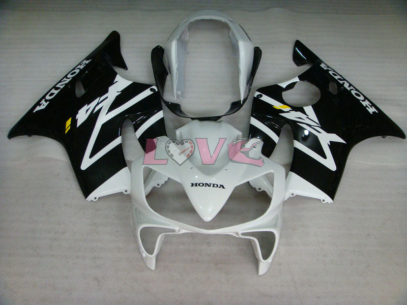 Factory Style - White Black Fairings and Bodywork For 2004-2007 CBR600F4i #LF4504