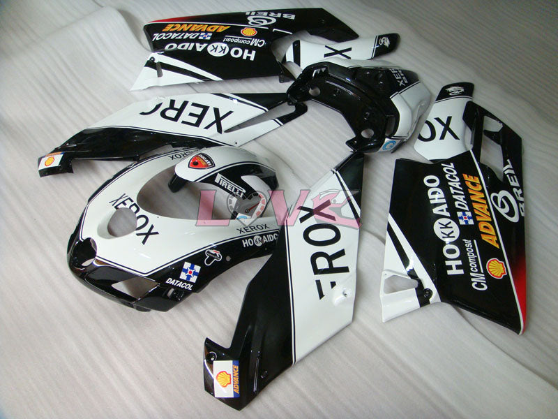 Xerox - White Black Fairings and Bodywork For 2005-2006 999 #LF5481