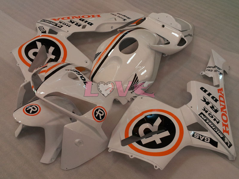 MICHELIN RK Repsol - White Fairings and Bodywork For 2005-2006 CBR600RR #LF4423