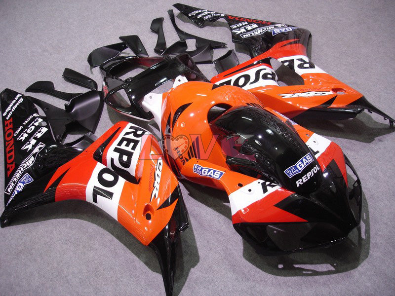 Repsol - Orange Black Fairings and Bodywork For 2006-2007 CBR1000RR #LF7191