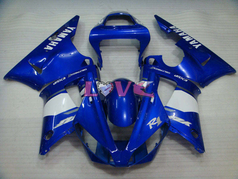 Factory Style - Blue White Fairings and Bodywork For 1998-1999 YZF-R1 #LF7085
