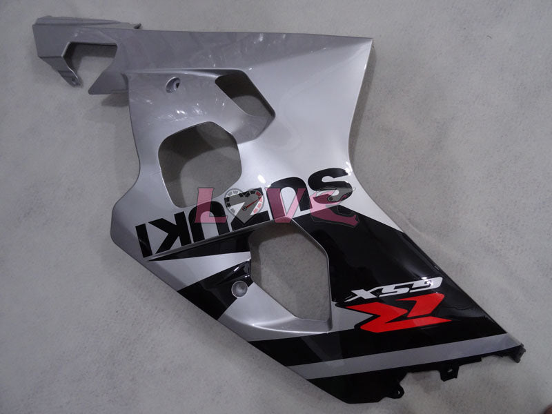 Factory Style - Black Silver Fairings and Bodywork For 2004-2005 GSX-R600 #LF4130