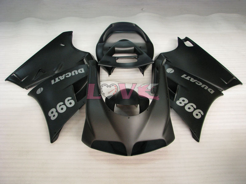 Factory Style - Black Matte Fairings and Bodywork For 2002-2004 998 #LF5586