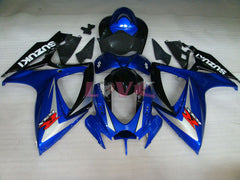 Factory Style - Blue Black Fairings and Bodywork For 2006-2007 GSX-R600 #LF6285