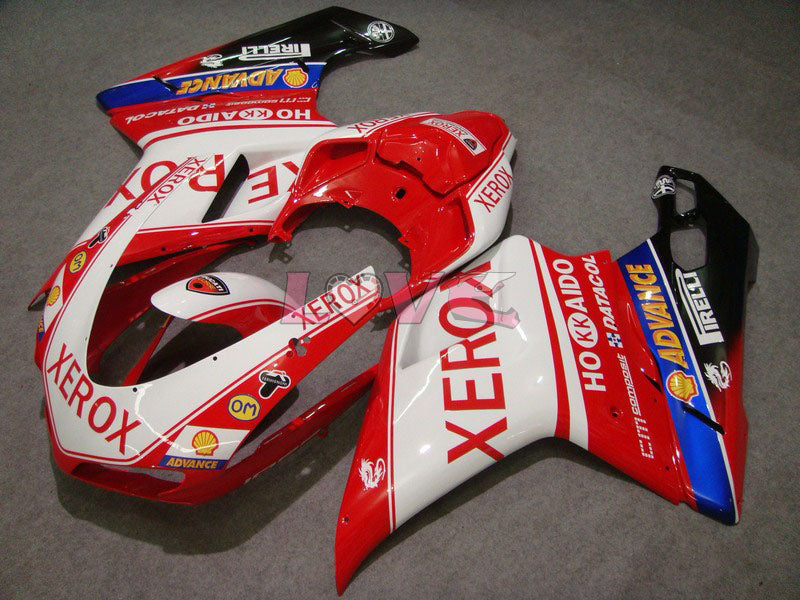 Xerox - Red White Fairings and Bodywork For 2008-2013 848 #LF5618