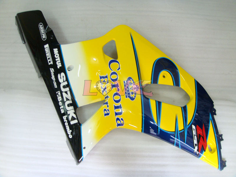 Corona MOTUL - Yellow Blue Fairings and Bodywork For 2001-2003 GSX-R600 #LF4245