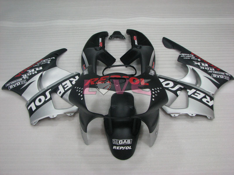 Repsol - Black Silver Fairings and Bodywork For 1998-1999 CBR919RR #LF7968