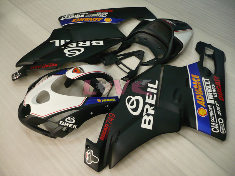 BREIL - White Black Fairings and Bodywork For 2003-2004 999 #LF3219