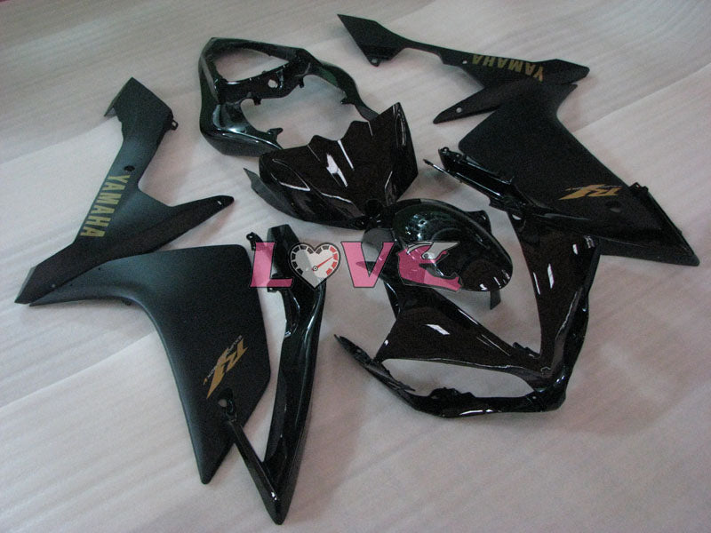 Factory Style - Black Matte Fairings and Bodywork For 2007-2008 YZF-R1 #LF3658