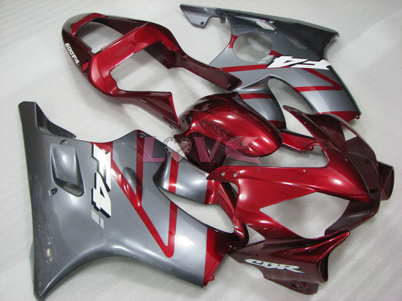 Factory Style - Red Grey Fairings and Bodywork For 2001-2003 CBR600F4i #LF4492