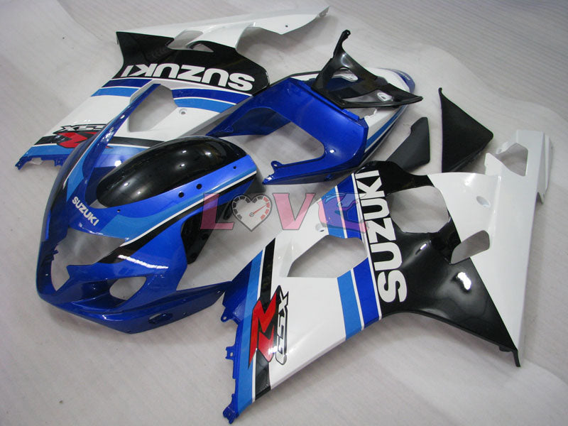 Factory Style - White Black Fairings and Bodywork For 2004-2005 GSX-R750 #LF6650