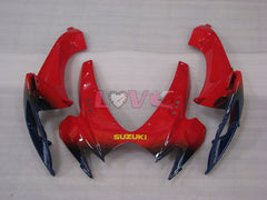 FCB - Red Black Fairings and Bodywork For 2006-2007 GSX-R750 #LF4016