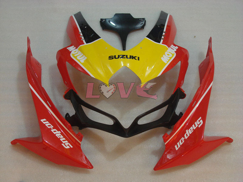 RK - Red Black Fairings and Bodywork For 2008-2010 GSX-R600 #LF3980