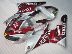 Fortuna - Red Silver Fairings and Bodywork For 2000-2001 YZF-R1 #LF3617