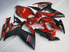 Factory Style - Red Black Fairings and Bodywork For 2006-2007 GSX-R600 #LF4048