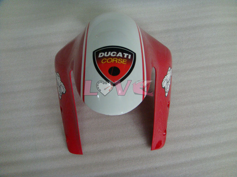 INFO STRADA - Red White Fairings and Bodywork For 2007-2009 1098 #LF5571