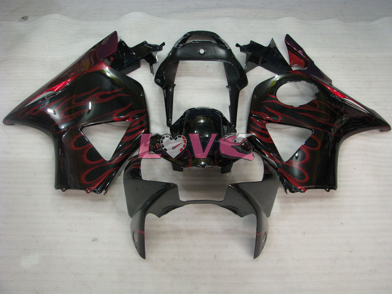 Flame - Red Black Fairings and Bodywork For 2002-2003 CBR954RR #LF5195
