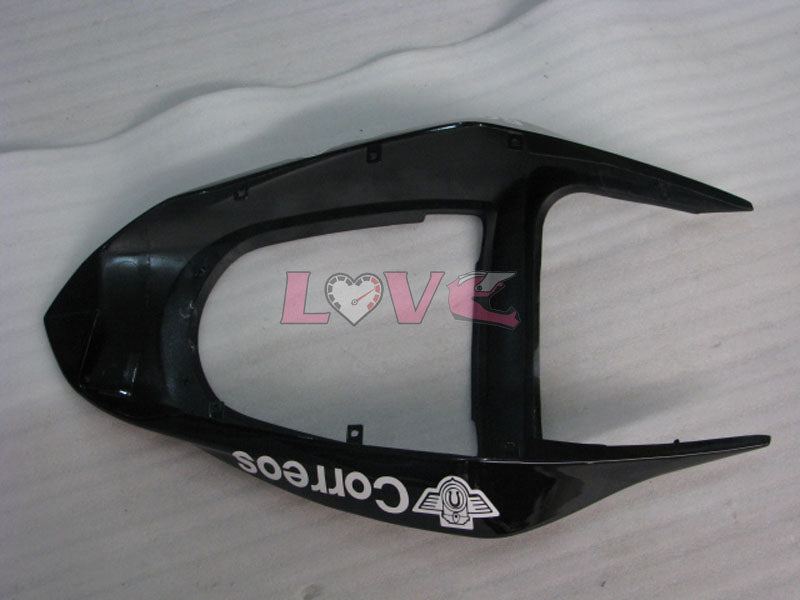 West - White Black Fairings and Bodywork For 2003-2004 NINJA ZX-6R #LF6041