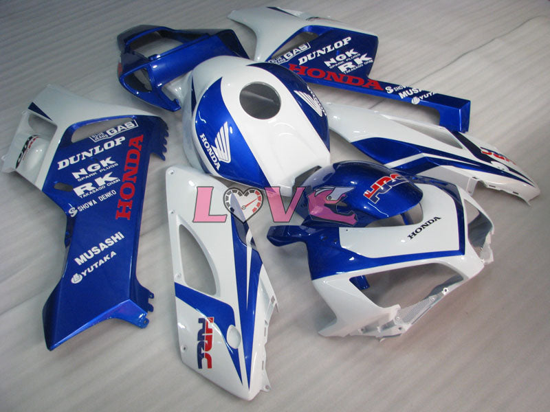 Factory Style HRC - Blue White Fairings and Bodywork For 2004-2005 CBR1000RR #LF7308