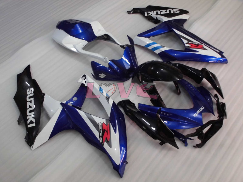 Factory Style - Blue White Black Fairings and Bodywork For 2008-2010 GSX-R600 #LF3962