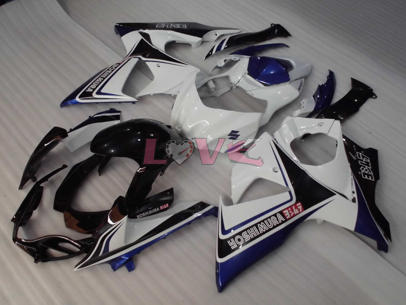 YOSHIMURA - White Black Fairings and Bodywork For 2009-2016 GSX-R1000 #LF3807