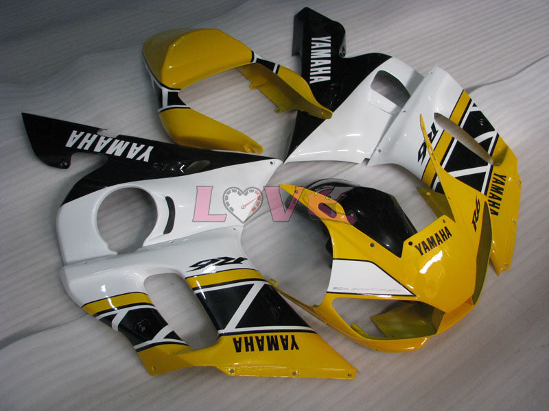 Factory Style - Yellow White Fairings and Bodywork For 1998-2002 YZF-R6 #LF3346