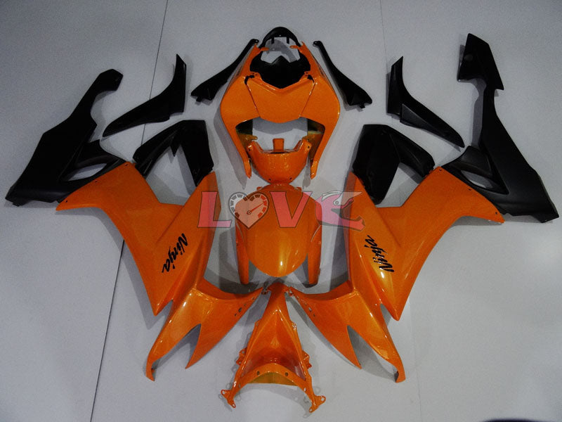 Factory Style - Orange Black Fairings and Bodywork For 2008-2010 NINJA ZX-10R #LF3250