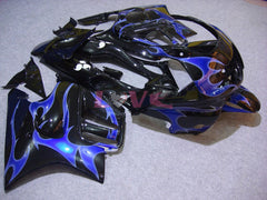 Flame - Blue Black Fairings and Bodywork For 1995-1996 CBR600F3 #LF7778