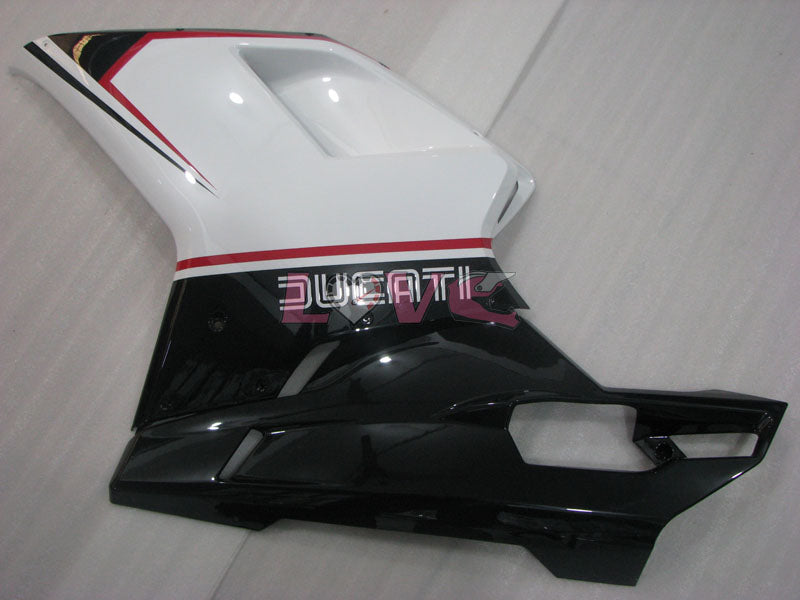 Factory Style - White Black Fairings and Bodywork For 2009-2011 1198 #LF3110