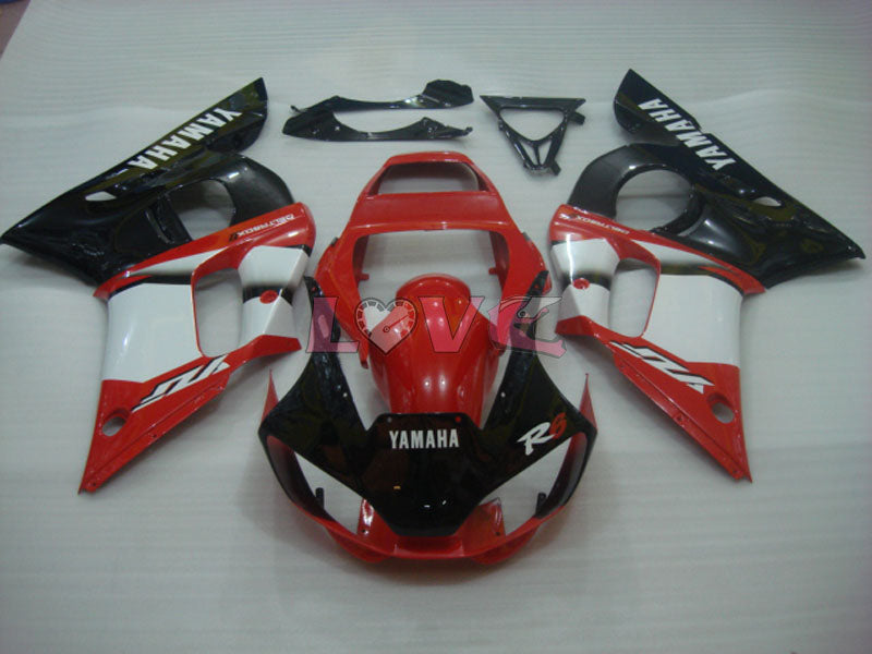 Factory Style - Red Black Fairings and Bodywork For 1998-2002 YZF-R6 #LF3345