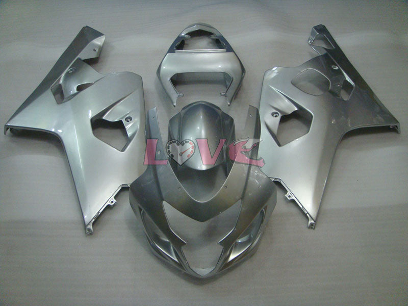 Factory Style - Silver Fairings and Bodywork For 2004-2005 GSX-R600 #LF6481