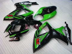 Factory Style - Green Black Fairings and Bodywork For 2006-2007 GSX-R600 #LF6267