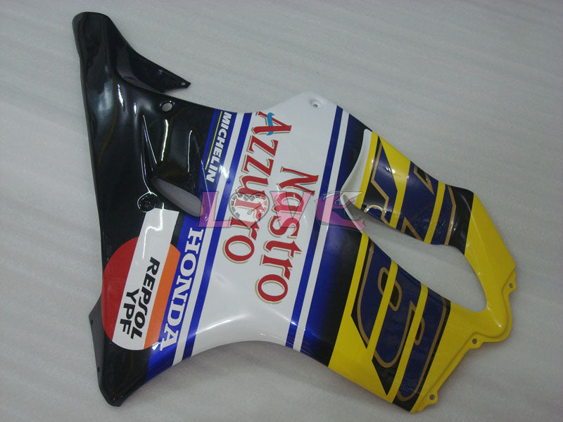 Nastro Azzurro - Yellow White Fairings and Bodywork For 2001-2003 CBR600F4i #LF7656