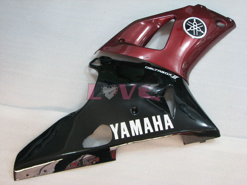 Factory Style - Red wine Black Fairings and Bodywork For 2000-2001 YZF-R1 #LF3621