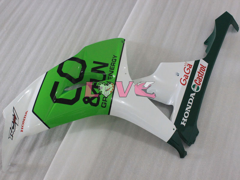 GO&FUN - Green White Fairings and Bodywork For 2006-2007 CBR1000RR #LF4368