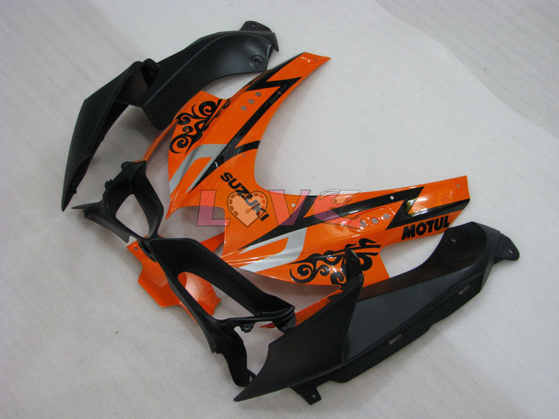 MOTUL - Orange Fairings and Bodywork For 2008-2010 GSX-R600 #LF3982