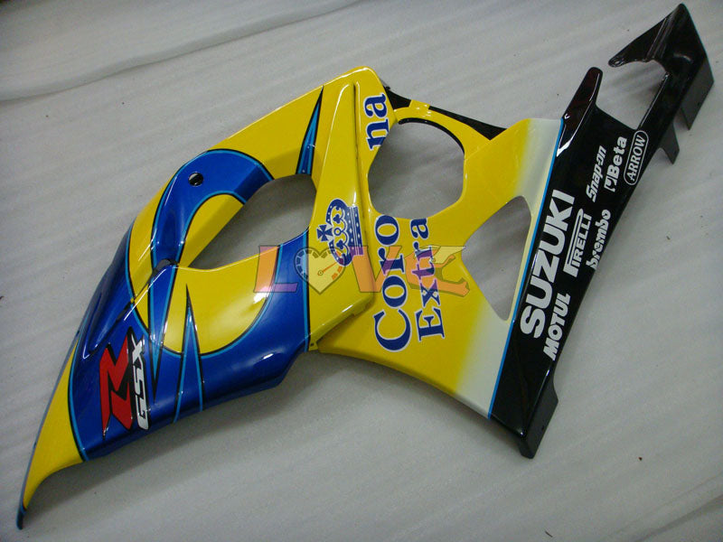 Corona MOTUL - Yellow Blue Fairings and Bodywork For 2005-2006 GSX-R1000 #LF5914