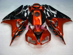 Fireblade - Orange Black Fairings and Bodywork For 2006-2007 CBR1000RR #LF7258