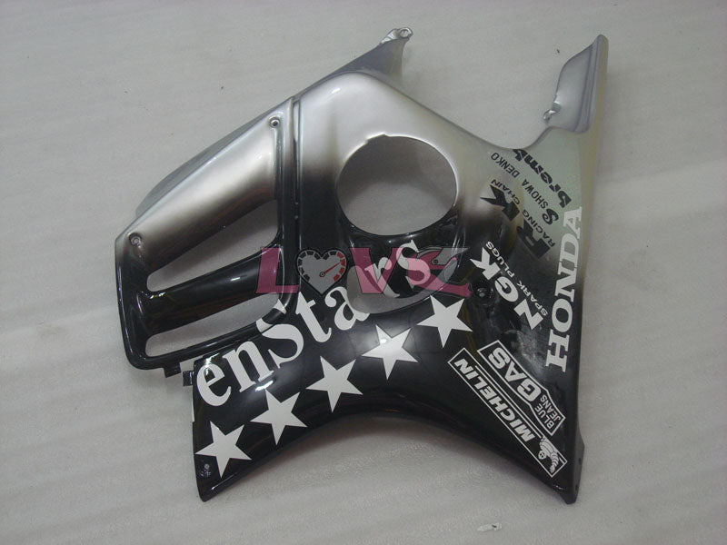 SevenStars - Black Grey Fairings and Bodywork For 1997-1998 CBR600F3 #LF4521